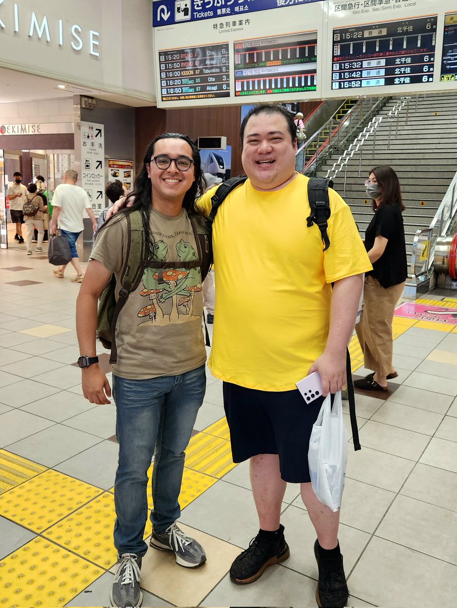 Met @scarra in Asakusa and he took 5000 yen from me. He's such a nice guy.