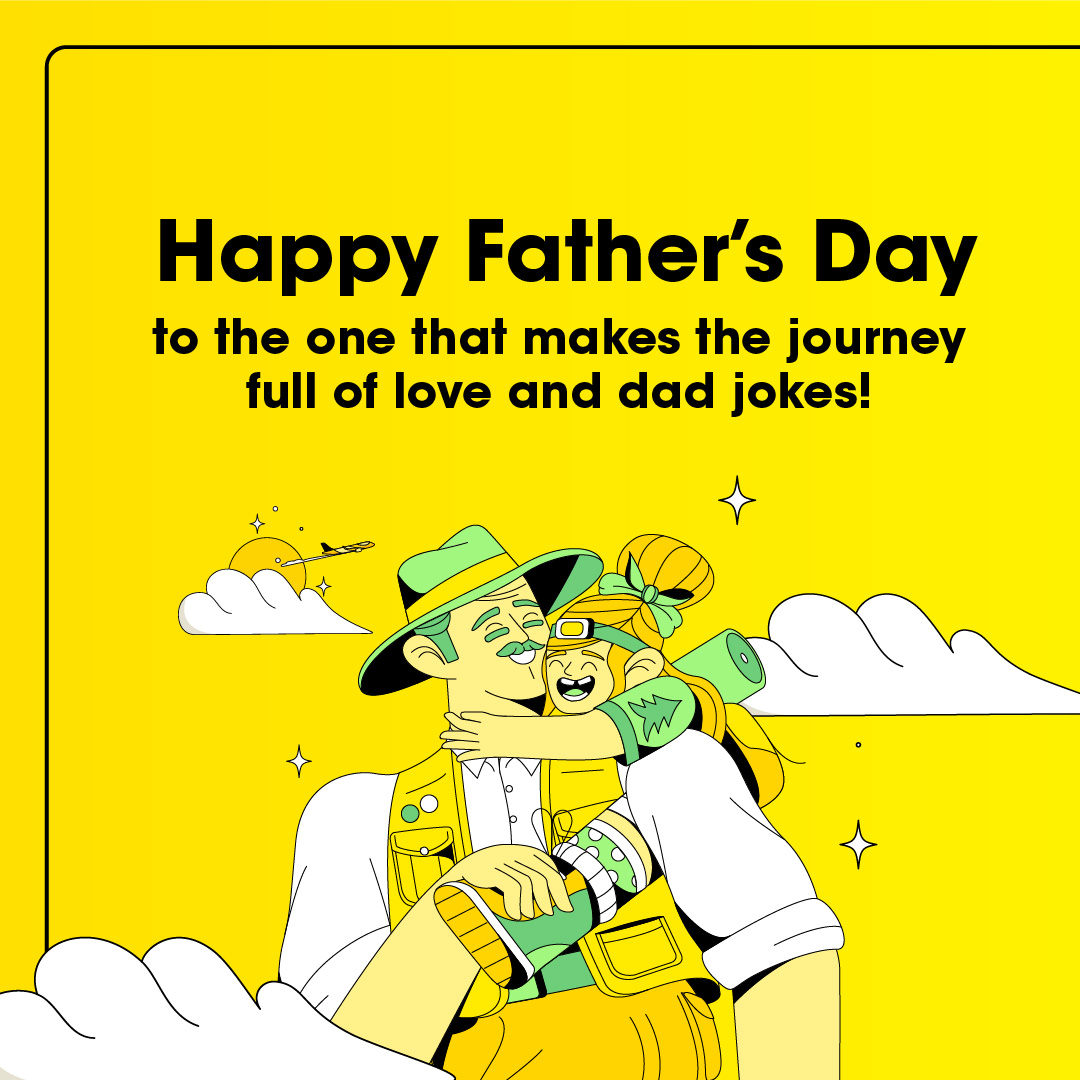 Wishing all the dads out there the bestest Father’s Day! You deserve a holiday with the people you love most. Send this to your fam as a hint to book your next family vacay. 😉⛱️✈️