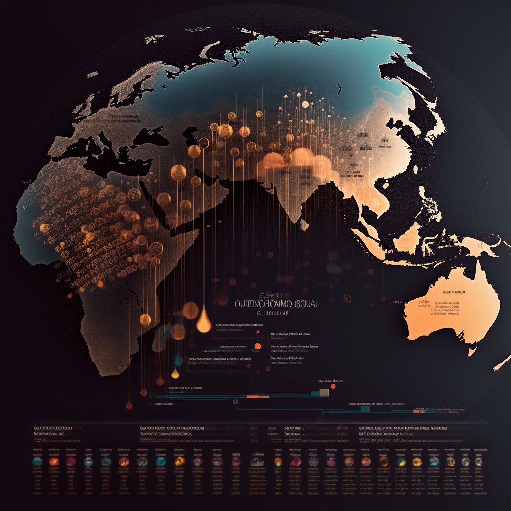 I am running an AI for dataviz experiment. Awesome results although it lacks precision and data conformity.  Midjourney is the first tool tested and results are impressive. #AIArtwork  #DATAVIZ #AI