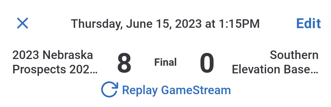 Nebraska Prospects 2027s (@nespect2027s) on Twitter photo 24 Midwest beats OK Elevation 8-0 in AR.
#uncommitted
OF/MIF <a href="/SkoufisNiko/">Niko Skoufis</a> 1-3
OF/MIF <a href="/JakeSmo5/">Jake Smolinski</a> 1-3 RBI
MIF <a href="/CalvinP22/">Calvin Peterson</a> 2-2 2RBI, 2 Dbls
C <a href="/_Dominic_Thomas/">Dominic Thomas</a> 1-1
MIF <a href="/NolanWall13/">Nolan Wall</a> 1-2 2B
3B <a href="/HudsonWaldow/">Hudson Waldow</a> 1-2 RBI HR
RHP <a href="/BellJarrett12/">Jarrett Bell</a> 5IP 6Ks 3Hs 0BB
LHP <a href="/rogge_nicholas/">Nicholas Rogge</a> IP Hold 24 Midwest beats OK Elevation 8-0 in AR.
#uncommitted
OF/MIF <a href="/SkoufisNiko/">Niko Skoufis</a> 1-3
OF/MIF <a href="/JakeSmo5/">Jake Smolinski</a> 1-3 RBI
MIF <a href="/CalvinP22/">Calvin Peterson</a> 2-2 2RBI, 2 Dbls
C <a href="/_Dominic_Thomas/">Dominic Thomas</a> 1-1
MIF <a href="/NolanWall13/">Nolan Wall</a> 1-2 2B
3B <a href="/HudsonWaldow/">Hudson Waldow</a> 1-2 RBI HR
RHP <a href="/BellJarrett12/">Jarrett Bell</a> 5IP 6Ks 3Hs 0BB
LHP <a href="/rogge_nicholas/">Nicholas Rogge</a> IP Hold