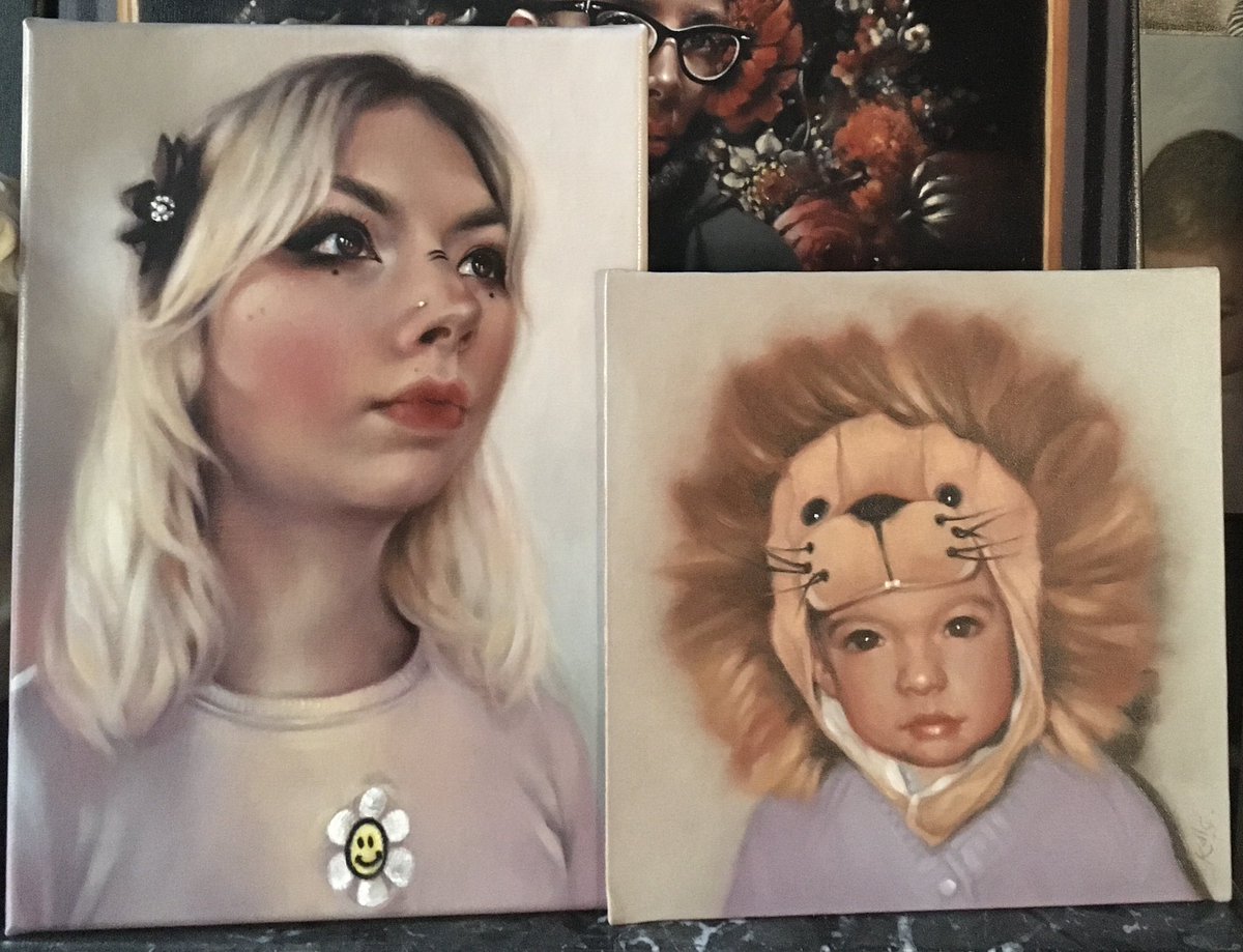 Big girl  vs  baby girl 💓

Nothing has changed 🤩

#oilpainting  #portraits #painting #portraiture #peinture #peintre #artist #ArtistOnTwitter #womanartist #WomensArt #baby #daughter #proudmother #workingmom #family #FridayThoughts