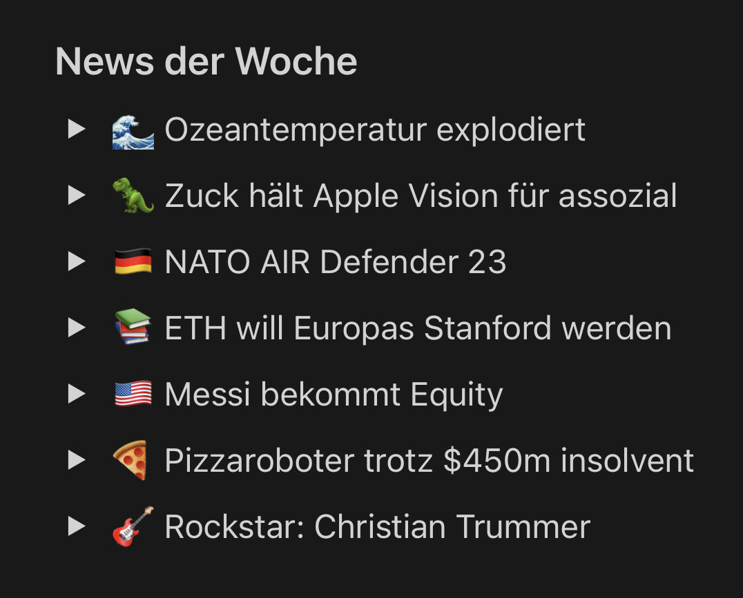 Markus Raunig (@markusraunig) on Twitter photo Klimatische Warnsignale, technologische Eitelkeiten & sportliche Anreizsysteme - die <a href="/future_weekly/">Future Weekly Podcast</a> News kommen diese Woche mit emotionalen Diskussionen und physikalischen Duftnoten. Klimatische Warnsignale, technologische Eitelkeiten & sportliche Anreizsysteme - die <a href="/future_weekly/">Future Weekly Podcast</a> News kommen diese Woche mit emotionalen Diskussionen und physikalischen Duftnoten.
