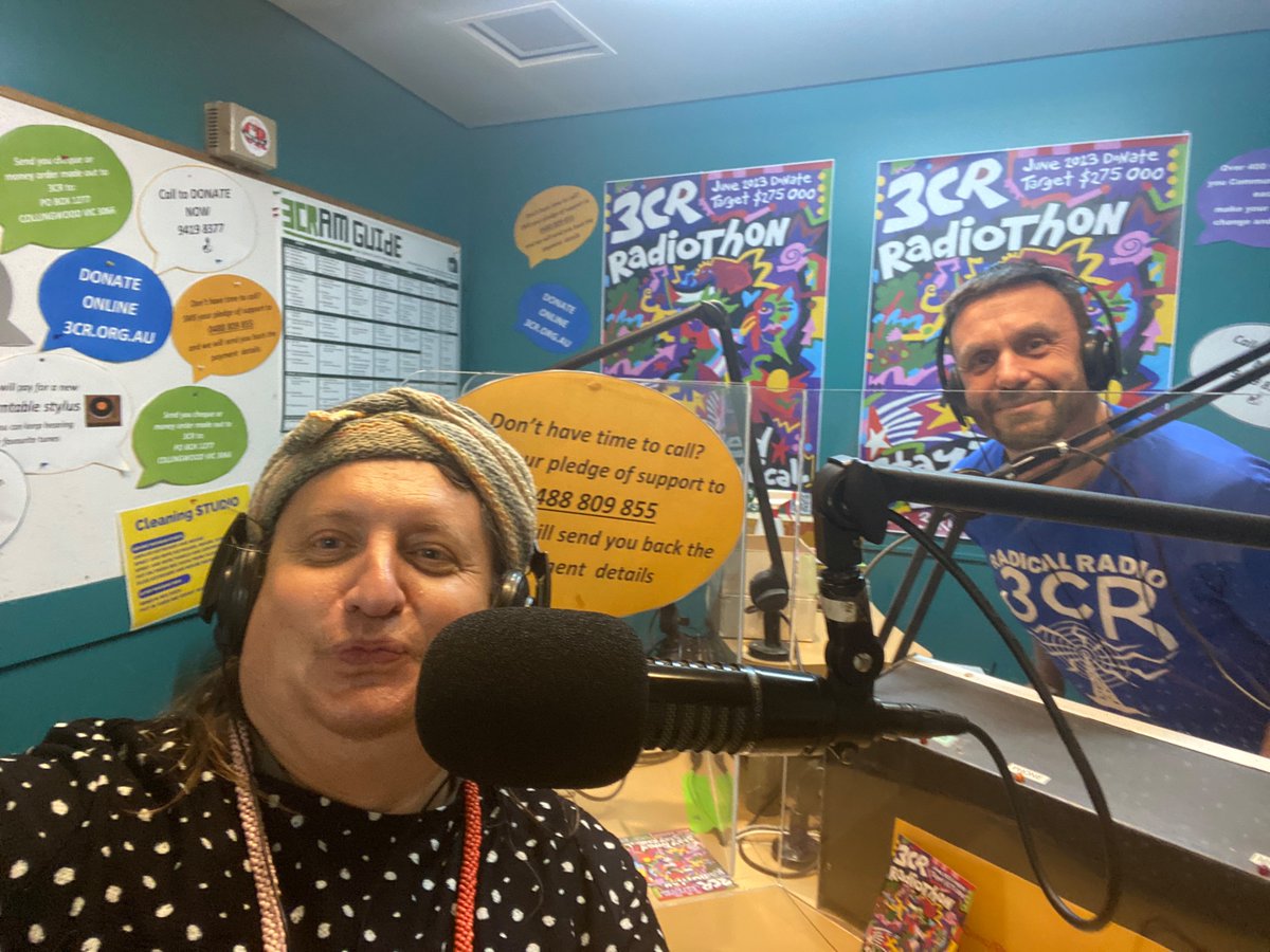 please donate and  support 3CR  public voice of the community 🙏🙏🌈🏳️‍⚧️