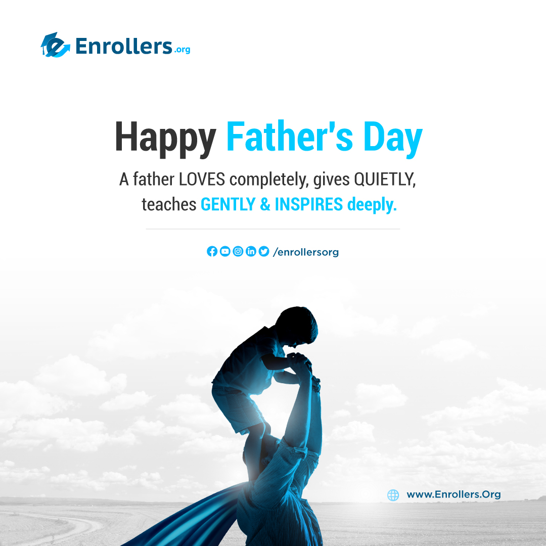 EnrollersOrg's tweet image. Dads are like superheroes, but better. They don&apos;t wear capes; they wear their hearts on their sleeves.