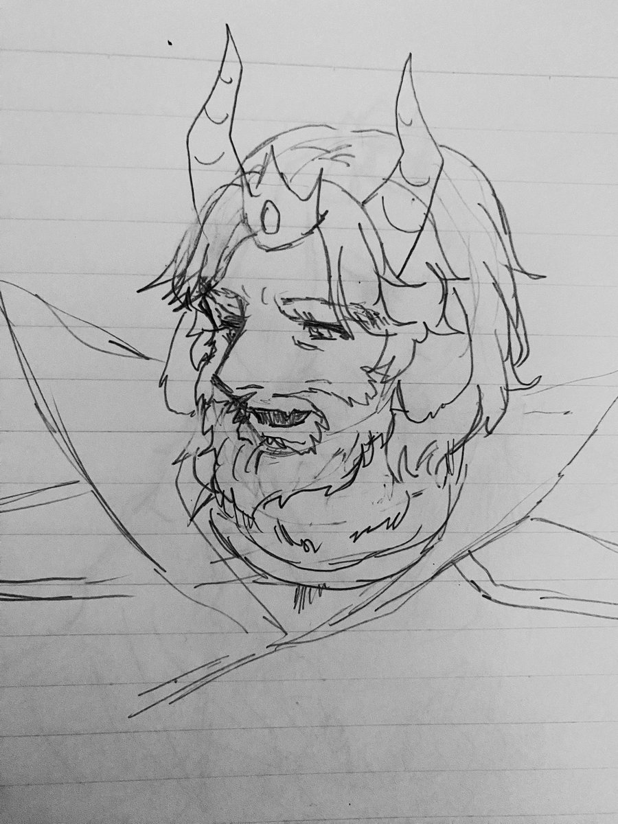 アンテ沼だった頃のノートを見つけたので隅っこに今の絵柄でらくがきした