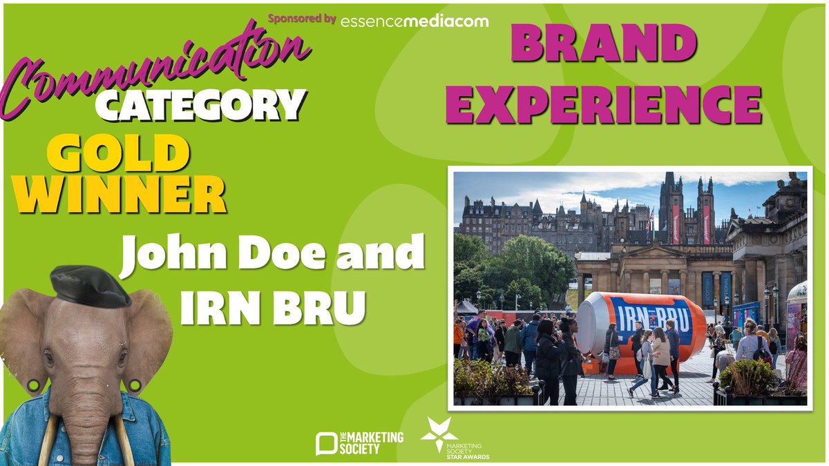 Delighted to see IRN-BRU pick up 3 golds at @marketingsocSCO star awards last night 🥇🥇🥇 
@whatjohndoesays 👏👏