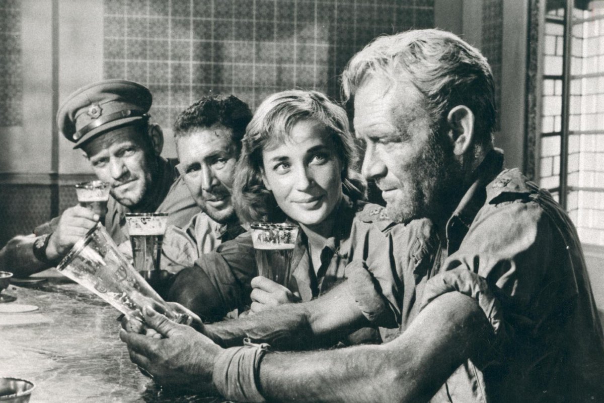 Film of the day - Ice Cold in Alex (1958) Excellent wartime drama based on Christopher Landon's novel starring John Mills, Sylvia Syms, Anthony Quayle and Harry Andrews. It was nominated for four BAFTAs @Film4 3.15pm this afternoon #JohnMills #SylviaSyms #AnthonyQuayle