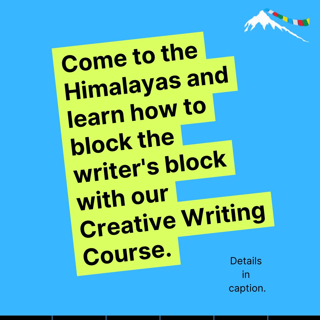 HimalayanWrite's tweet image. #writingmentor #writingtutor #writersoflinkedin #write #himalayas #writingretreat #writers #writer