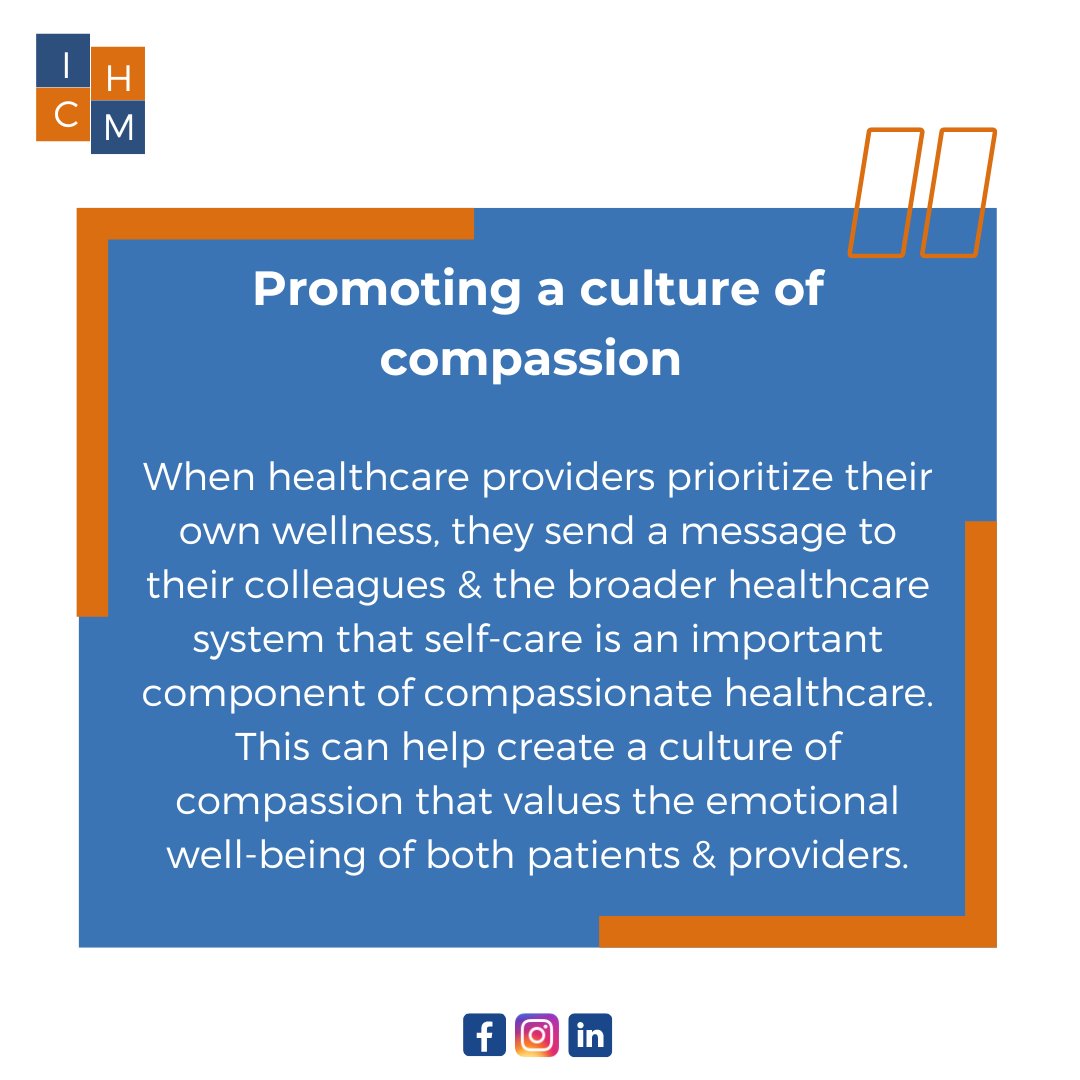 ICHMedicine's tweet photo. #Burnout can lead to feelings of #emotional #exhaustion, #cynicism, and reduced personal accomplishment, ultimately affecting the provider's ability to connect with their patients and provide #empatheticcare.
(2/2) https://t.co/N8Nijx5huU
