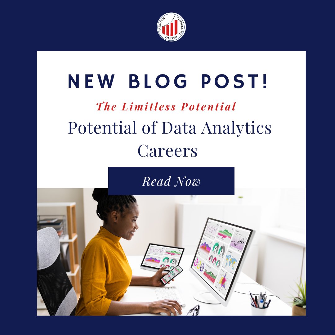 🌟 Unlock the Limitless Potential of Data Analytics Careers! 📊✨ Dive into our latest blog post and discover the exciting world of data analytics that's shaping the future! 🚀. Don't miss out! Click the link: bit.ly/3Cw9vj3 to read! 💻 #newblogpostalert #dataanalytics
