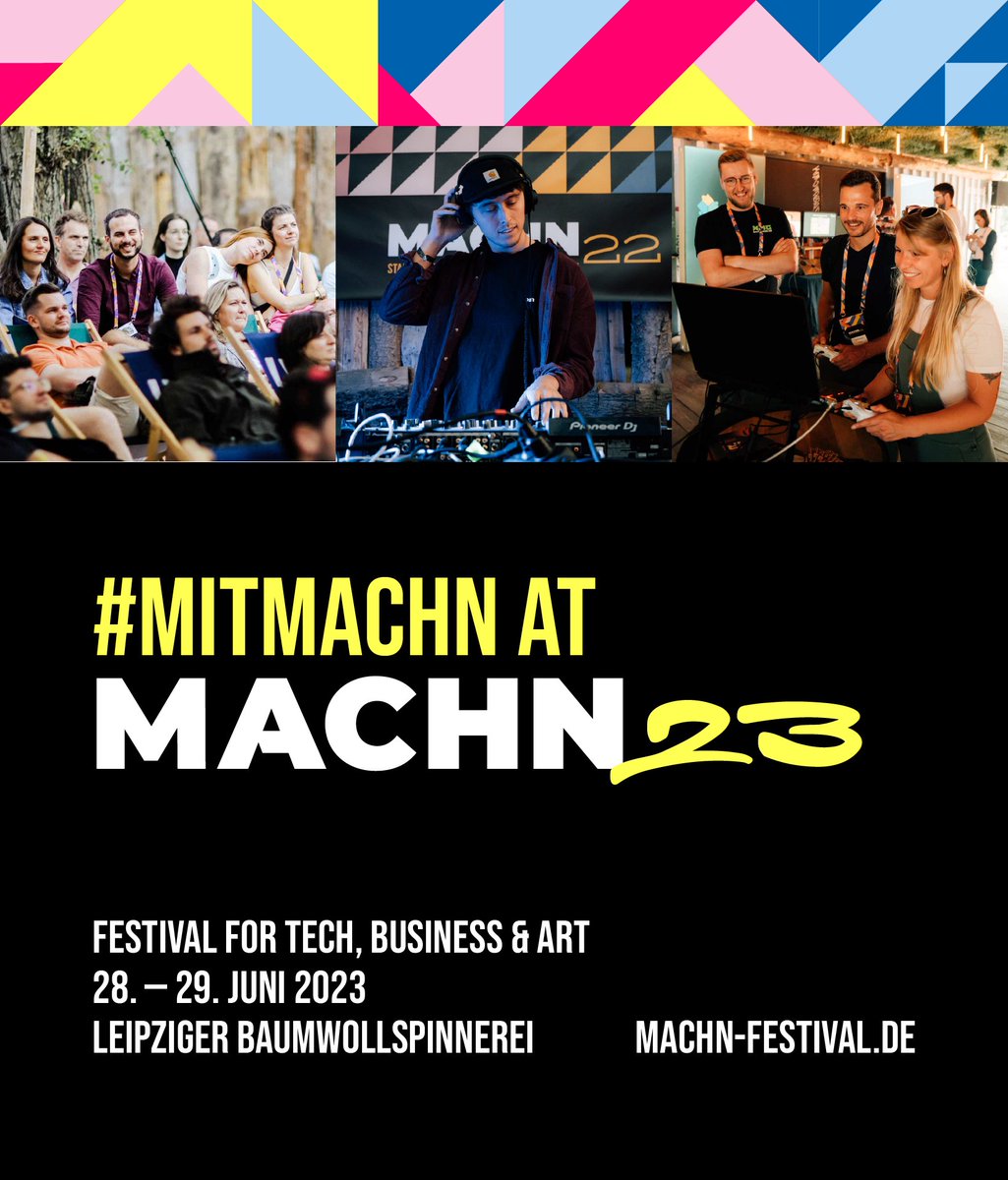 vc_magazin's tweet image. Netzwerken, weiterbilden und einfach mal #MACHN: beim größten Business-Festival in Mitteldeutschland. Spannende #Speaker, neue #Technologien, ein regionaler Food Court und eine interaktive Ausstellungsfläche erwarten euch beim @MACHN_Festival in Leipzig.

#event #medienpartner 🤝