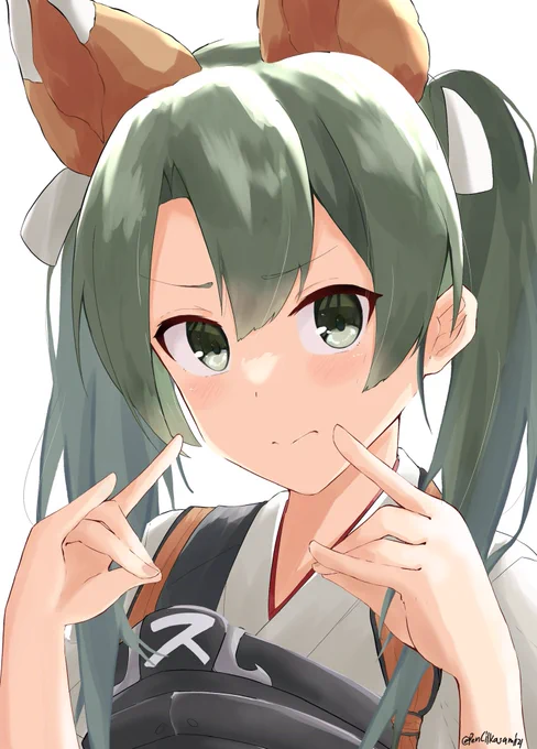 #艦これ #瑞鶴 #イラスト キツネ瑞鶴