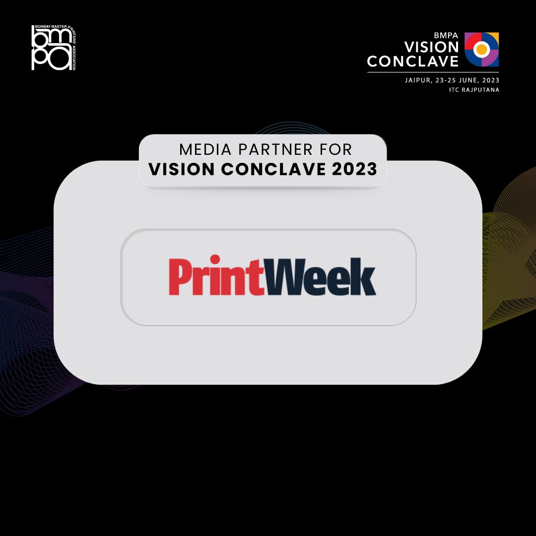 TheBmpa's tweet photo. #BMPA is grateful to our Media Partner @printweekindia for supporting Vision Conclave 2023.
Stay tuned or visit https://t.co/RDywIy68GM for more information about the event! 📷
#TeamBMPA #LetsDoMore #VisCon23 https://t.co/XNzBG6VIdP