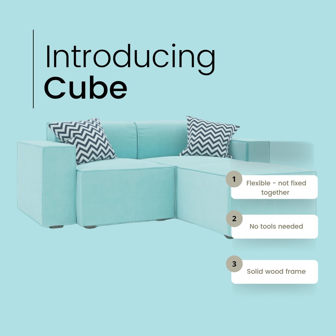 Introducing our Cube sofas. The perfect solution for a flexible and comfy seating experience! 🛋 💫  Say hello to comfort and quality with Cube ✨️

#nabrusofas #sofas #sofa