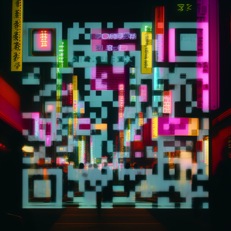 SoomSketch's tweet photo. study on Stable Diffusion + controlnet_qrcode(by @diontimmermusic)

#stablediffusion #AIart #QRCode https://t.co/jiBxoEVLSd