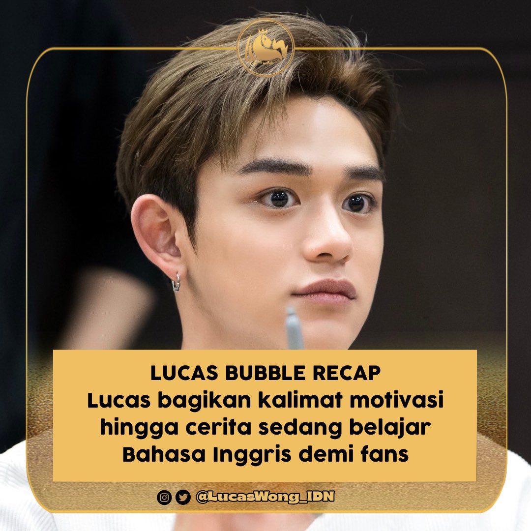 [TMI] LUCAS Bubble Recap

LUCAS bagikan kalimat motivasi hingga cerita sedang belajar Bahasa Inggris demi fans.

#LUCAS #루카스 #黄旭熙