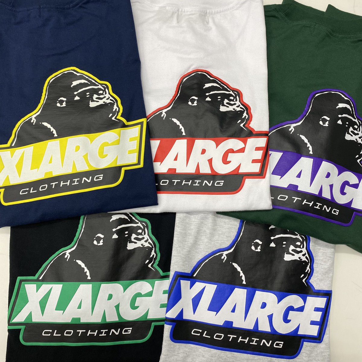 b__flat's tweet photo. 【XLARGE】
Tシャツ入荷❕

差し色がどれも良い◎ https://t.co/ZKcaAZdOSa