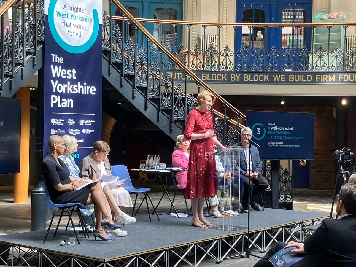 Mission3- a well connected West Yorkshire- being led by Cllr Susan Hinchcliffe, leader of Bradford. #wyplan2040
