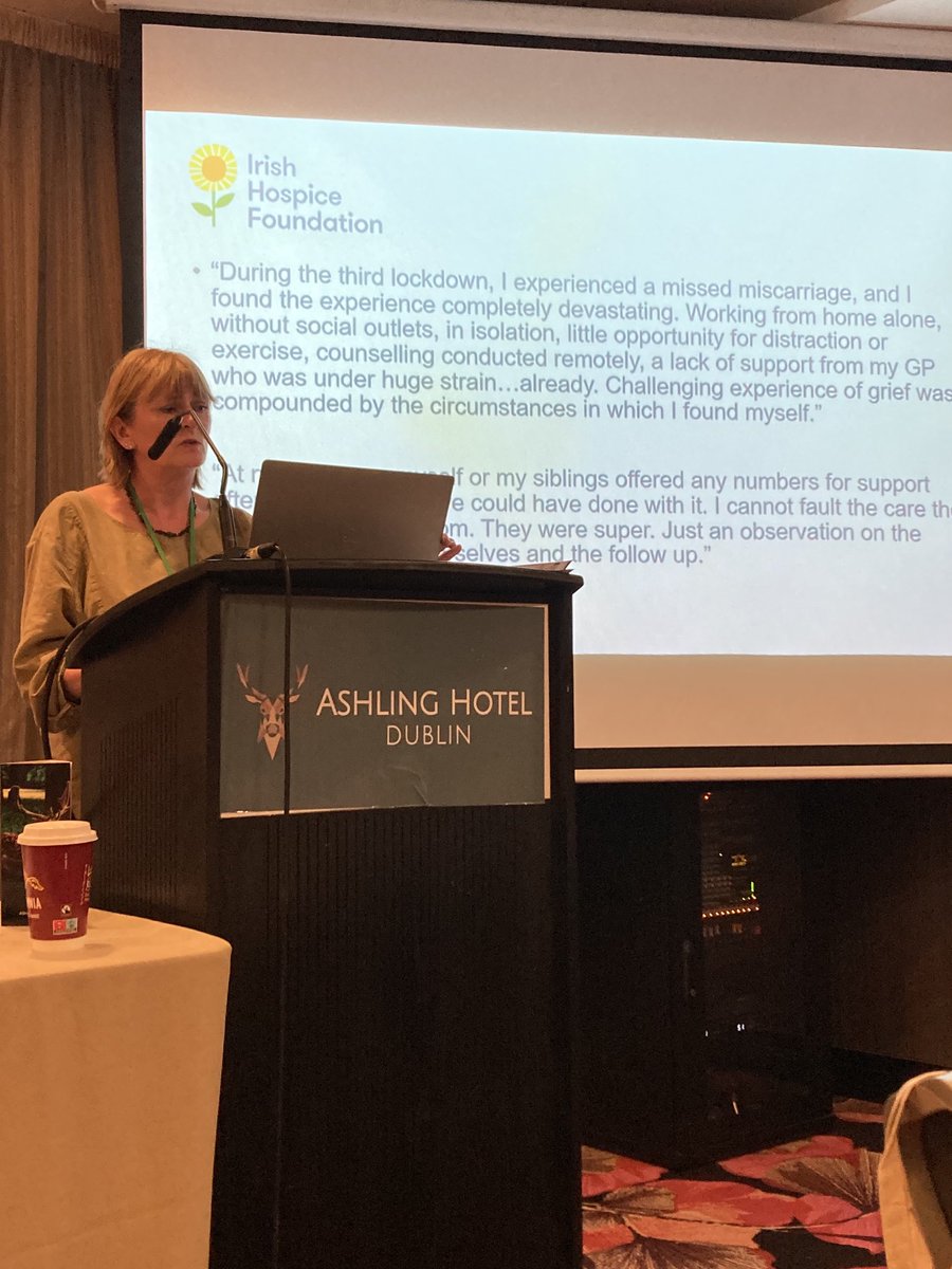 Orla Keegan giving voice to some of the experiences of the bereaved during Covid times. How their grief was made more difficult #NBF2023