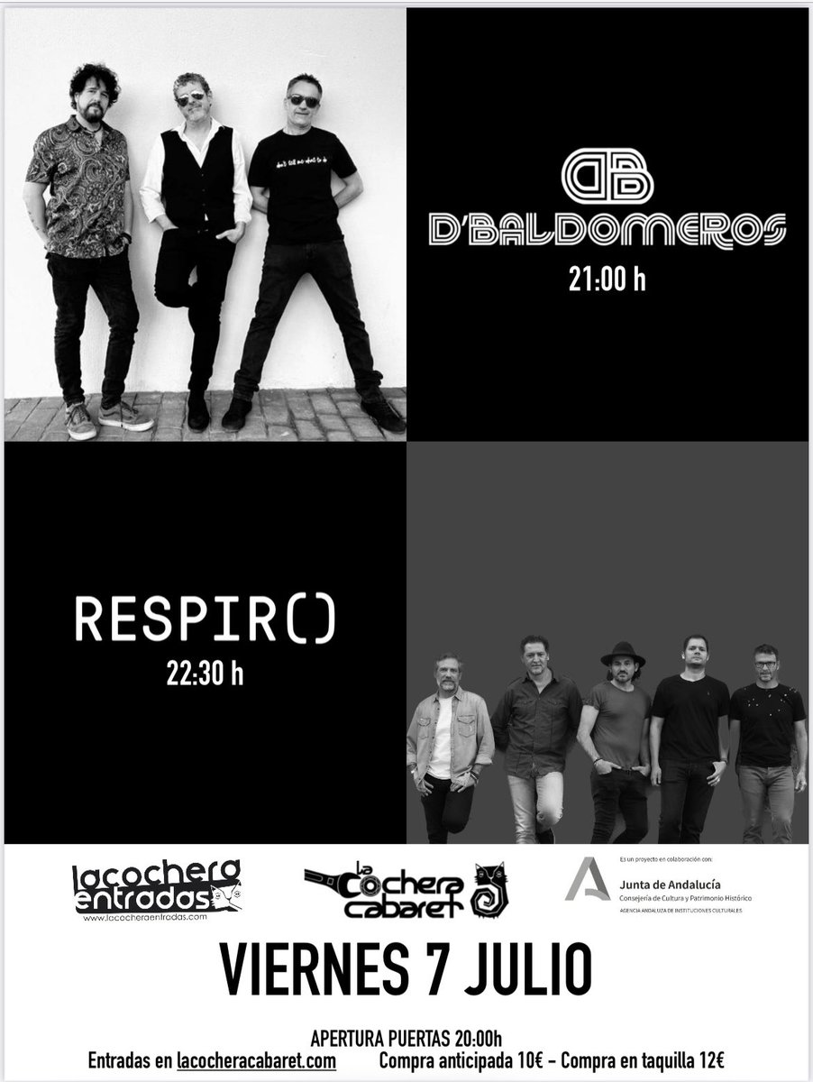07/07!!! La fiesta la montamos nosotros en <a href="/lacocheracabare/">La Cochera Cabaret</a> con <a href="/d_baldomeros/">DBaldomeros</a> 

lacocheraentradas.com/shows/details/…