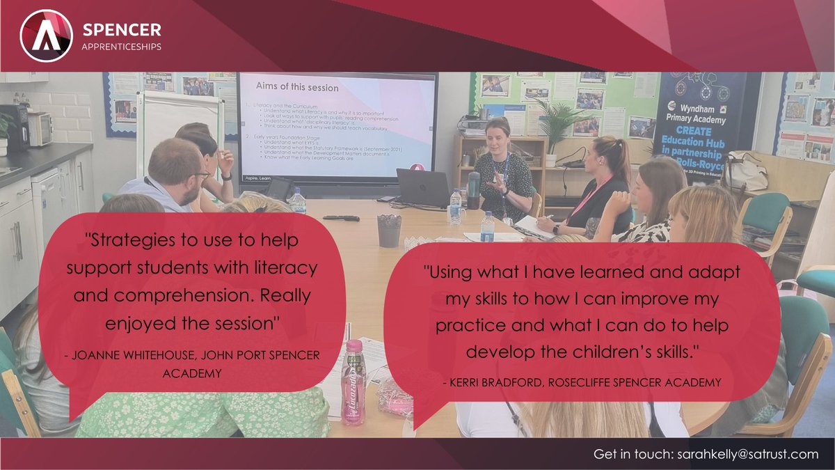 #FeedbackFriday - 'Literacy and the Curriculum and EYFS' with @Carara38873409 (12/06)🤩

#FridayFeeling #FridayMotivation #FridayVibes #Literacy #Curriculum #EYFS #School #Education #Apprentice #Apprenticeship #TA #Teaching #Assistant #Training #CPD @ChetwyndSpencer @satrust_