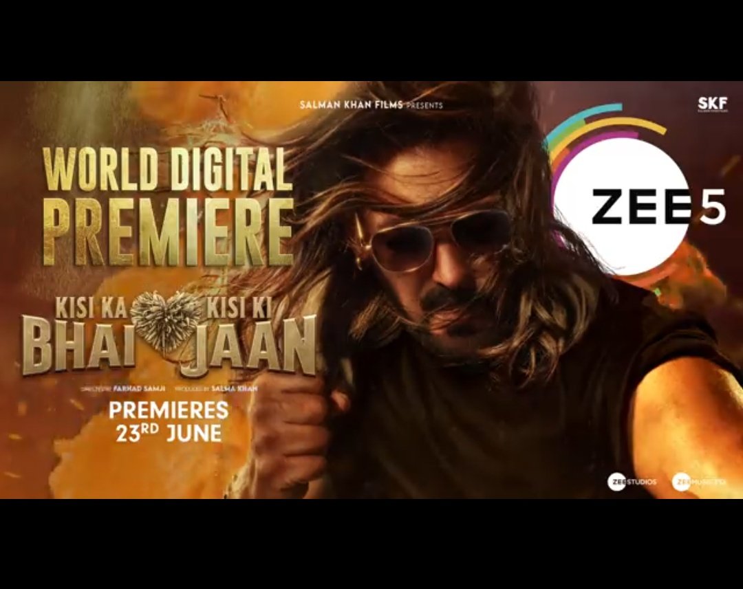 Hindi Film #KisiKaBhaiKisiKiJaan Will Premiere On June 23rd On Zee5