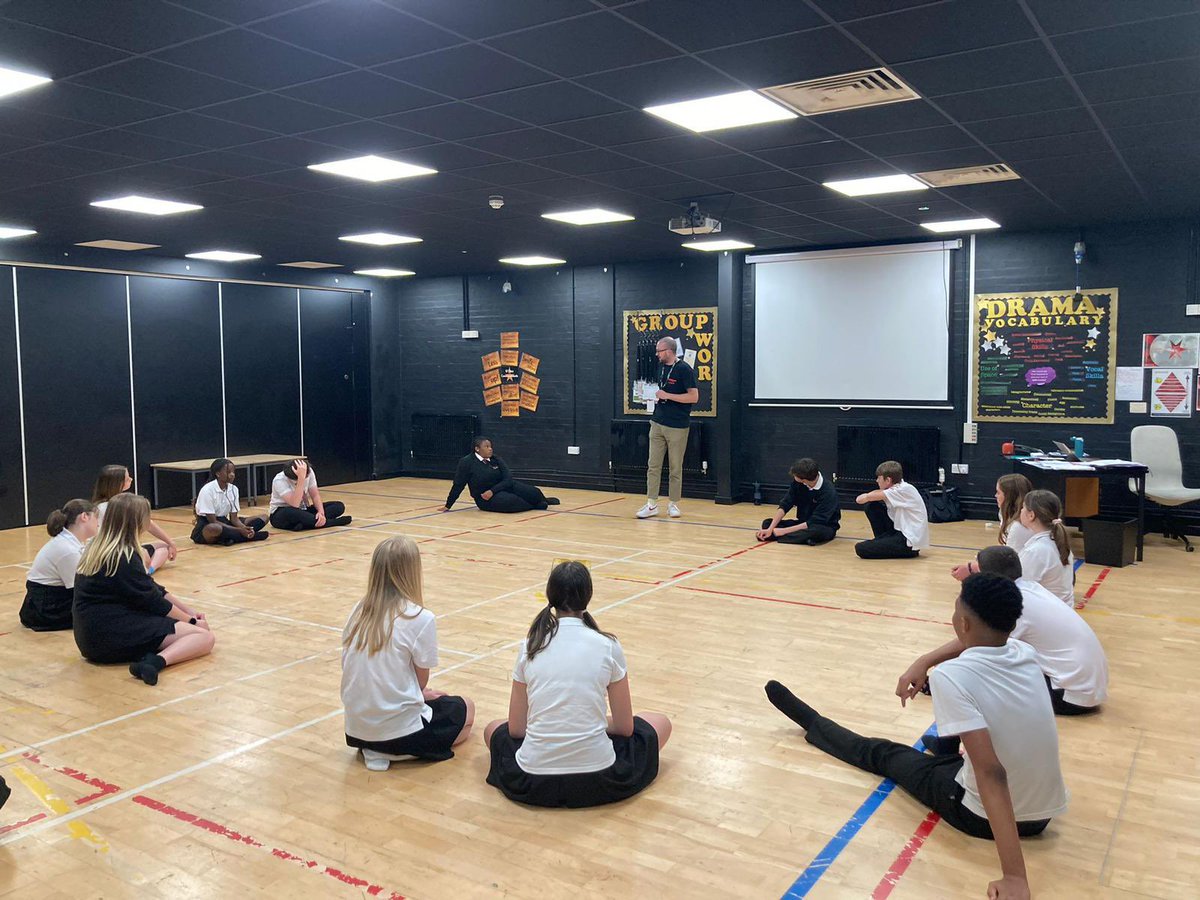 We were lucky enough to have 4 workshops led by Joshua from the Mayflower Youth Theatre yesterday around devised theatre. Pupils created a piece of drama about something that made them angry and some great comedic performances came from them.