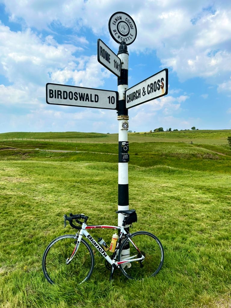 Northlakesuk's tweet photo. #fingerpost Fridays come around so fast here’s a couple from last weekends bike ride @FingerpostFri #Bewcastle #cycling #Cumberland https://t.co/3bNcKhDPKa
