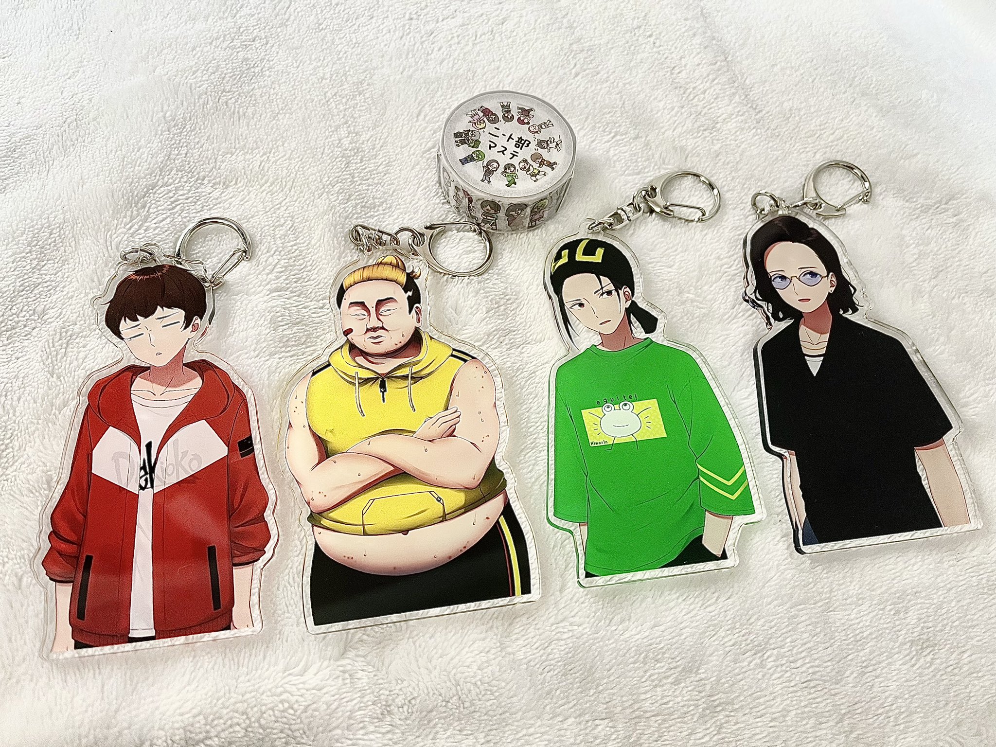 ニート部アクリルキーホルダー7種セット ニート部 アクキー KUN