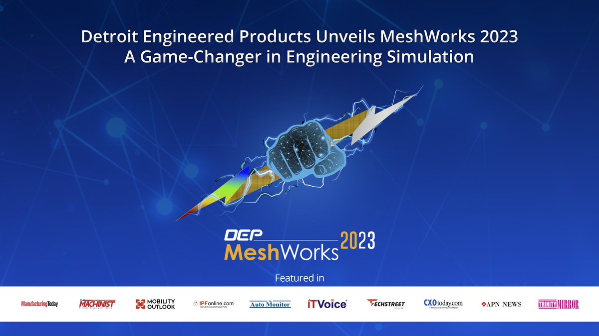 DEPUSAINC's tweet image. Hold on tight!  #MeshWorks2023 is making a splash across countless magazine pages, leaving everyone buzzing with excitement!

Dive into the link to know more: depusa.com/introducing-de…

#MeshWorks #ProductDevelopment #CAE #MW2023 #WhyMeshWorks #DEPMeshWorks2023 #PostProcessing