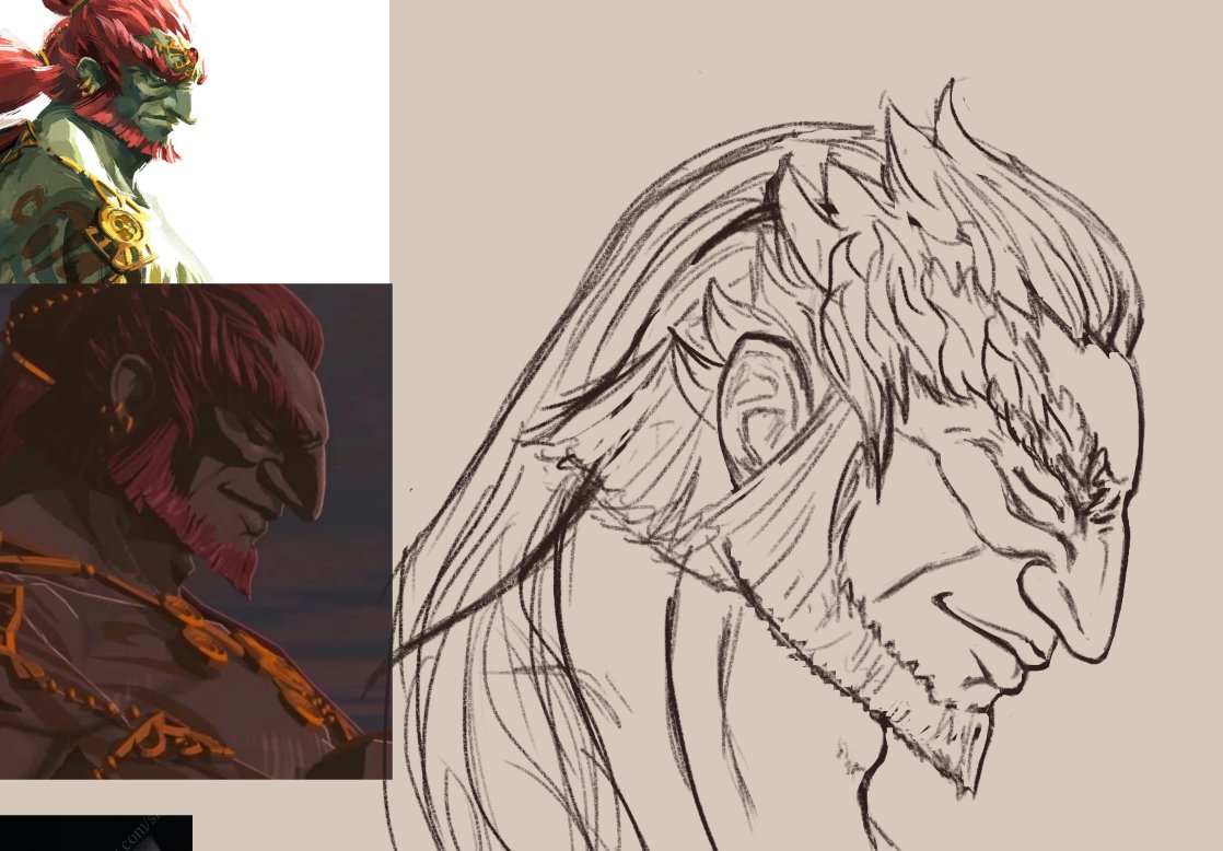 Okay I caved, I'm drawing Ganondorf again 😌 Wip!

#totkfanart