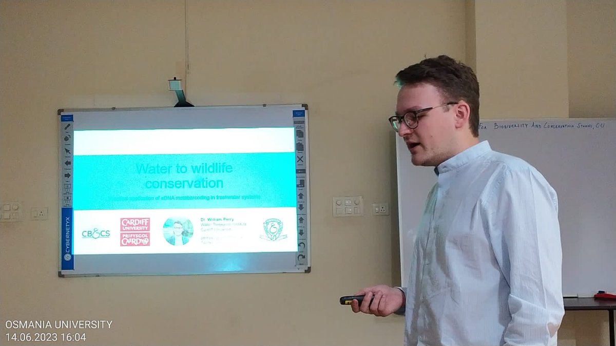First week in Hyderabad 🇮🇳attending a workshop on the application of genetic methods in biodiversity monitoring! Hosted by colleagues at <a href="/ccmb_csir/">CCMB</a> &amp; <a href="/osmania1917/">OSMANIA UNIVERSITY</a>. After a warm welcome from the VC, there have been great talks/discussions. Looking forward to future collaborations!