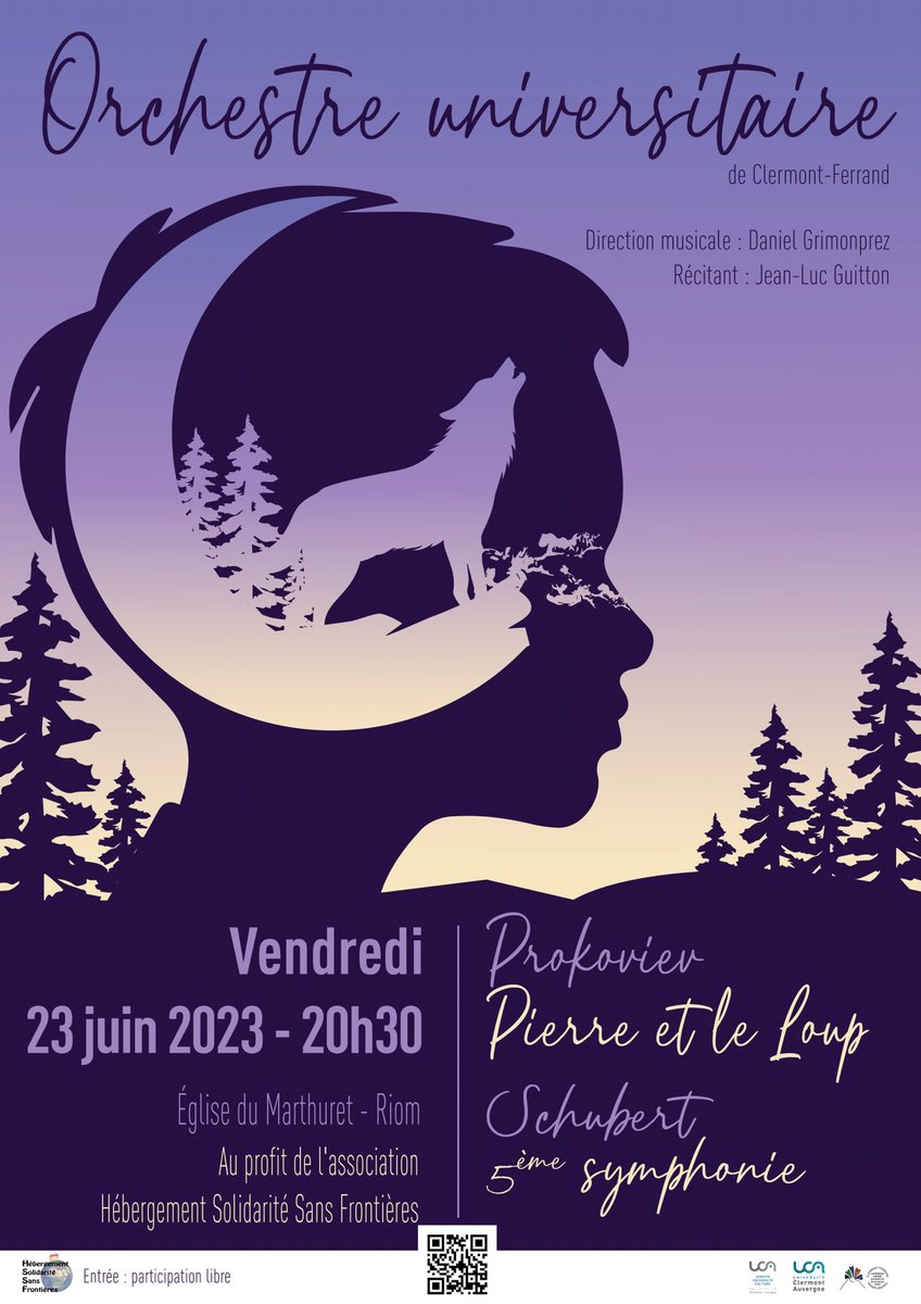 J-7 avant les derniers concerts de la saison ! Après #Riom le 23 juin, rdv le 24 au ⁦@CHUClermontFd⁩ Estaing pour la semaine de la musique et à l’⁦<a href="/UCAuvergne/">UCA</a>⁩ amphi Varda #clermontferrand le 25 juin 🎶 Les infos ici : orchestre-u-clermont.org/les-archives/c…