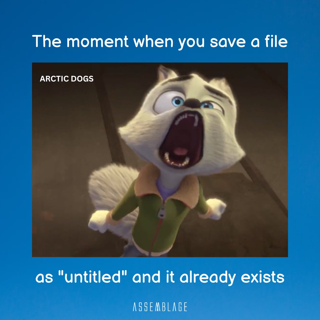 Too relatable 😁

#weekendpost #saturdaypost #artists #artistlife #Animatorlife #animation #vfx #cg #meme #arcticdogs #madassemblage