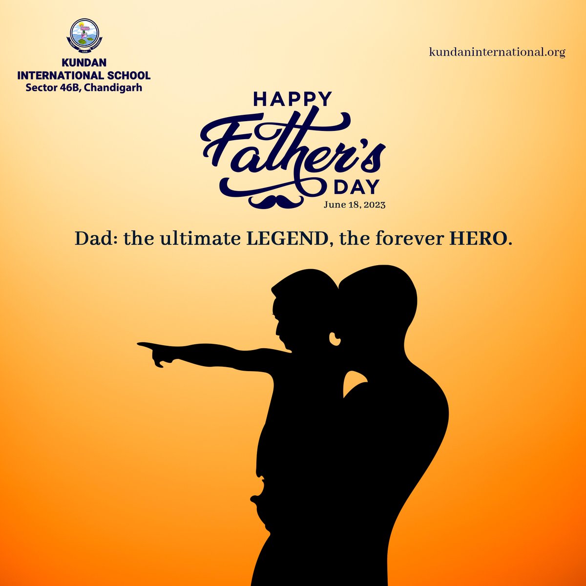 Happy Father's Day to the dads who have taught us to be kind, compassionate and empathetic towards others. You are making the world a better place 🌎👨‍👧‍👦 

#FathersDay #BestDadEver #KundanInternationalSchool #SchoolInChandigarh #Education #SchoolSpirit #BlendedLearning #Curriculum