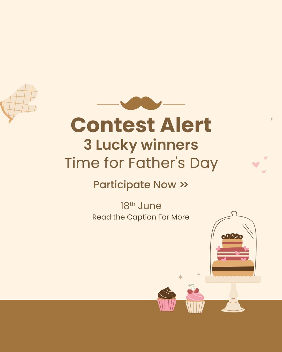 "Sweetest Dad Memory" Contest

Are you ready to make this father's day super fun?

Visit our Instagram profile and participate now! 
bit.ly/43IFgS6

#fathersdaycontest #fathersday2023 #contest2023