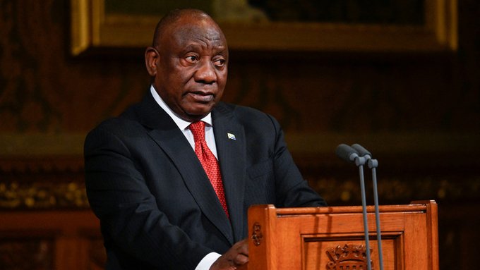 BritishHeraldUK's tweet photo. President @CyrilRamaphosa  of South Africa has arrived in #Ukraine️  to join a coalition of leaders from #Egypt  , Senegal, Uganda, Zambia, and the Republic of Congo. This esteemed group is spearheading a vital peacekeeping mission with the objective of establishing lasting peace in the region