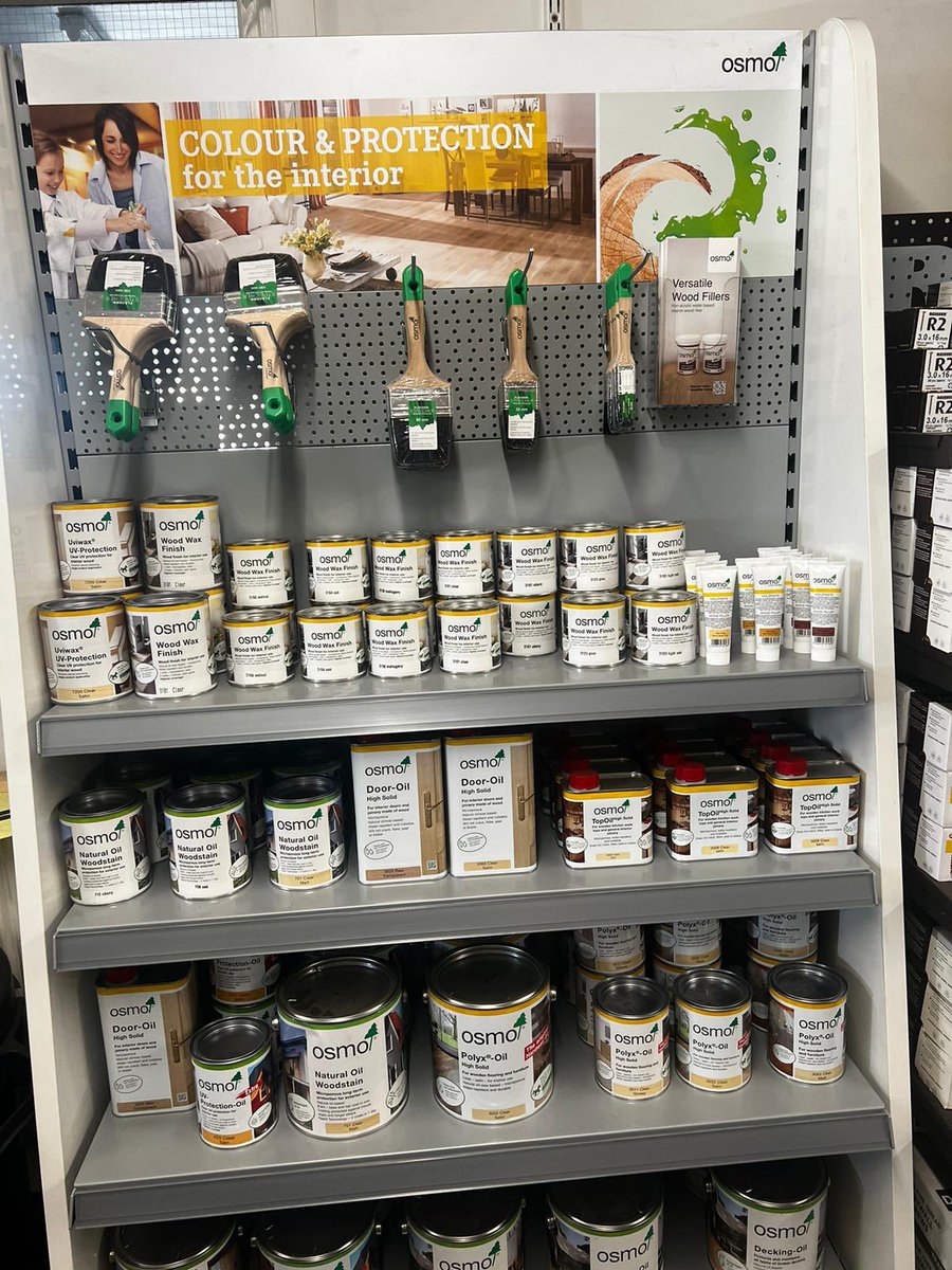 JennorTimber's tweet photo. Osmo products in stock now..... at Ruislip and Enfield branches #osmo #decking #trade #jennortimber https://t.co/8lQXecvpeb