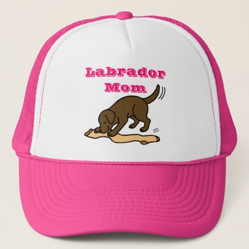 Chocolate Labrador Stocking Trucker Hat #labrador, #retriever, #cute, #funny, #whimsical, #TruckerHat  ift.tt/kFqgbLK