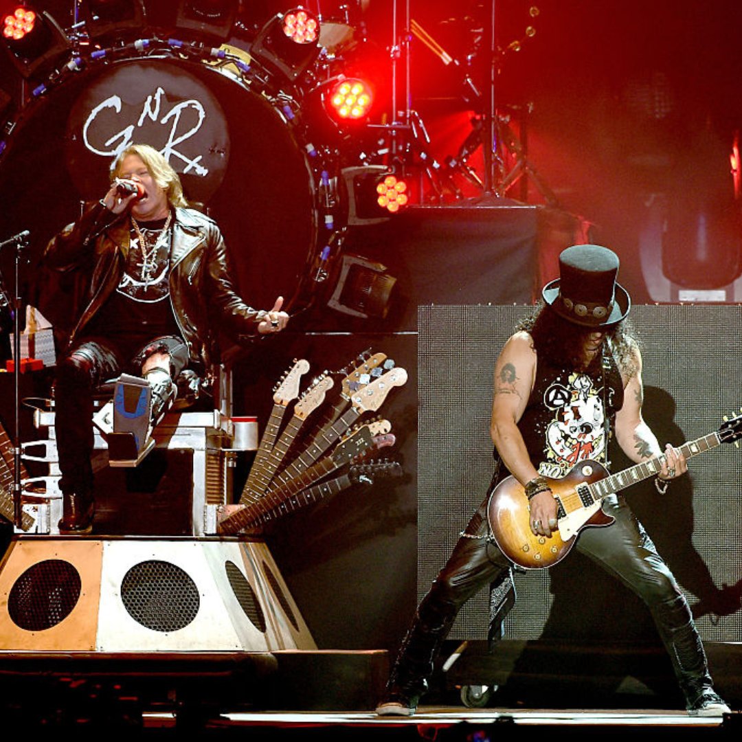 XClassicRock's tweet photo. 💥 COMPETITION TIME 💥 

@suntatempleton has got tickets to see @gunsnroses live at @BSTHydePark to give away on the show today!! 

Join Sunta from 11am Friday on @XClassicRock to find out how you could be seeing GnR live in London this summer! 

📷: Getty https://t.co/oQS4Gsyo52
