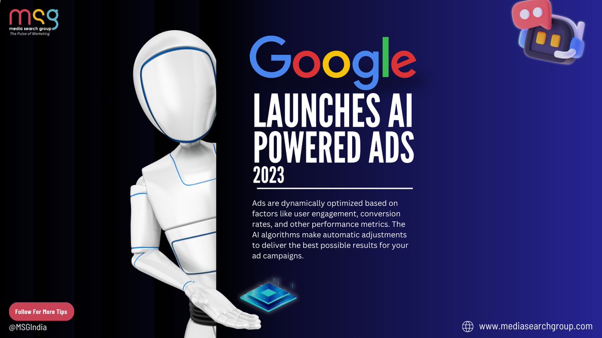 🛑 Attention marketers and businesses! 🔍Google's New AI-Powered Ad Solutions  

Get ready to witness the future of digital advertising with Google's groundbreaking AI-powered ad solutions. 🚀  

🔖 Hashtag #google #googleupdates #poweredads #aiads #searchads #mediasearchgroup