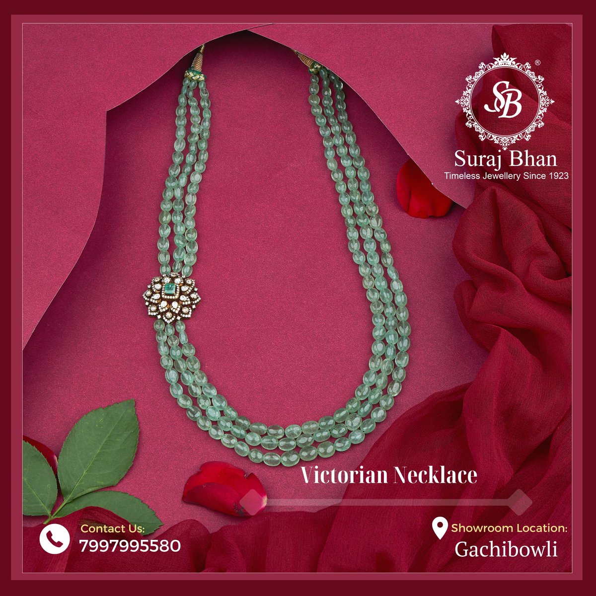 A Timeless Treasure: Adorn yourself with the exquisite elegance of this Victorian necklace, a radiant symbol of opulence and grace.
 For inquiries please contact-7997995580

#pearlhaaram #JewelryLove #ElegantJewelry #surajbhangachibowli #surajbhanjewelleryhub #victoriannecklace