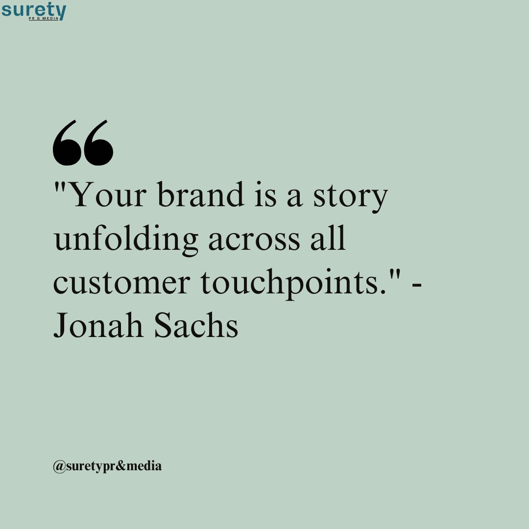 There's power in your brand story!

#brandstory #branding #customertouchpoint #powerofstorytelling  #teamsurety