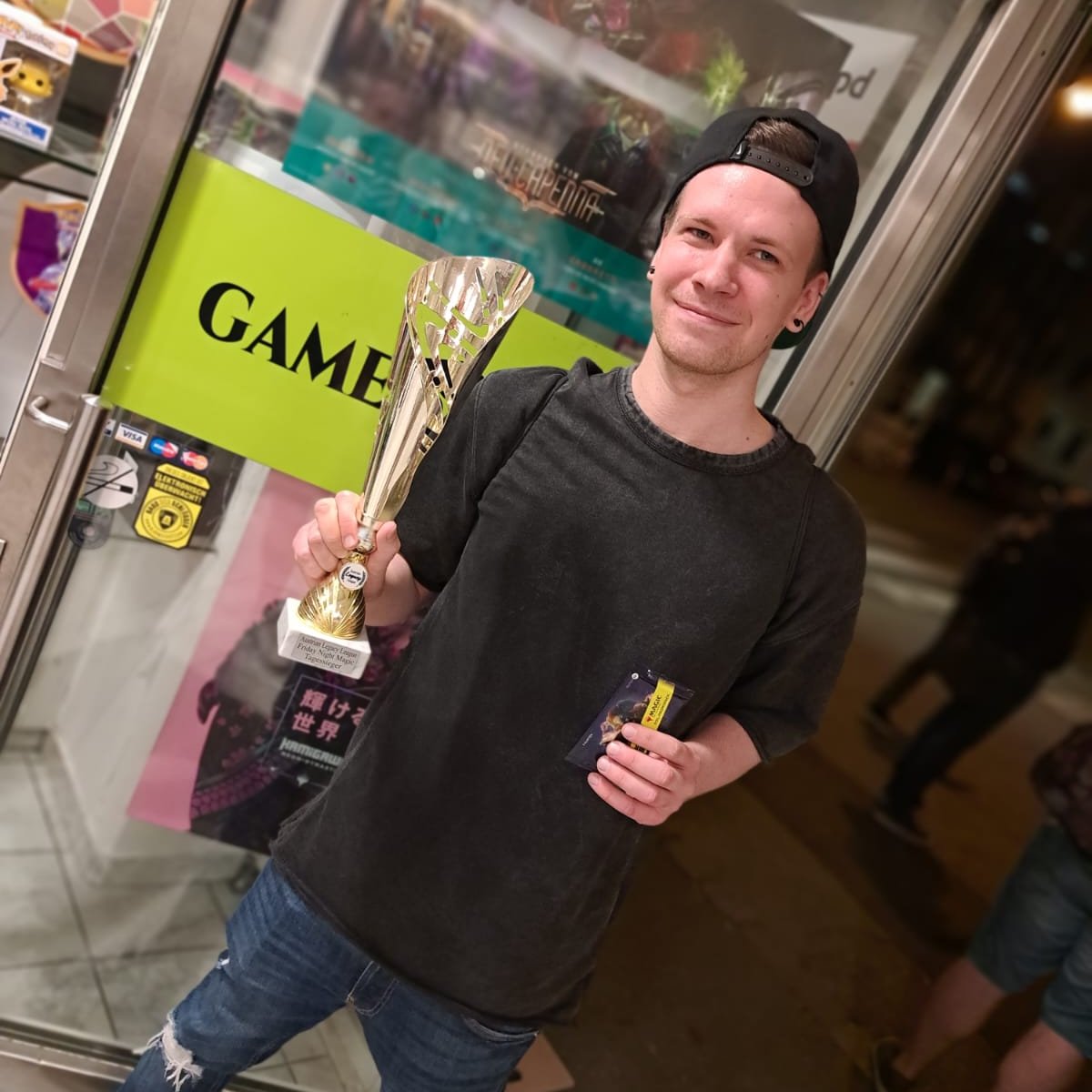 Austrian_Legacy's tweet photo. Congrats to Markus Schmidhuber for clinching the top spot with Cephalid  Breakfast in our Legacy tournament! 
Strong performances from Philipp  Klein, Leon Alagic, and Andreas Leopoldseder as well. Well done,  players! 
🥇🃏
#Legacy #MtG #MtGLegacy https://t.co/m6jw7Ie2wA