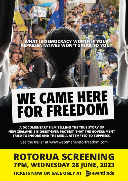 #Rotorua 7pm 28th June
#WeCameHereForFreedom