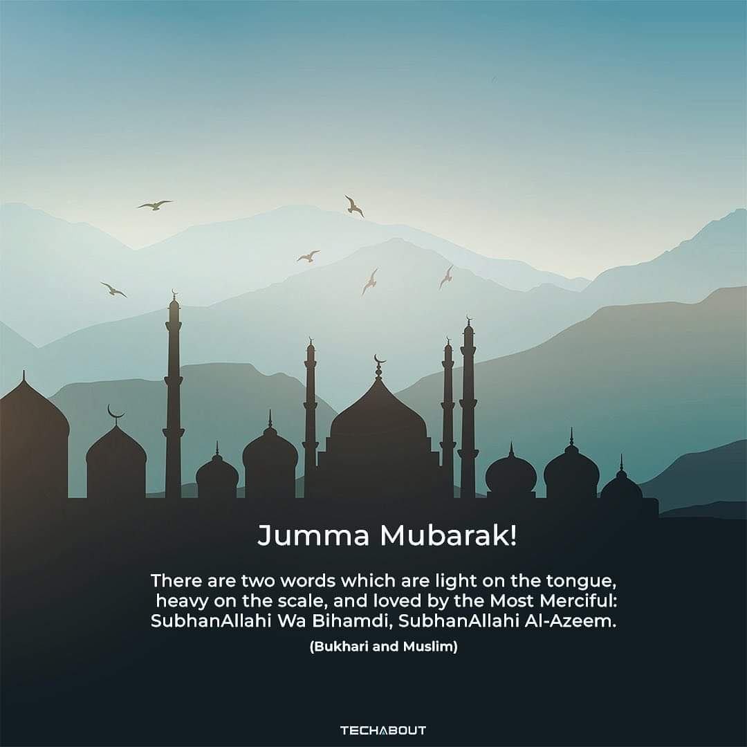 TechAbout's tweet image. Jumma Mubarak to all the Muslims around the globe! 🕊️✨

#JummahMubarak