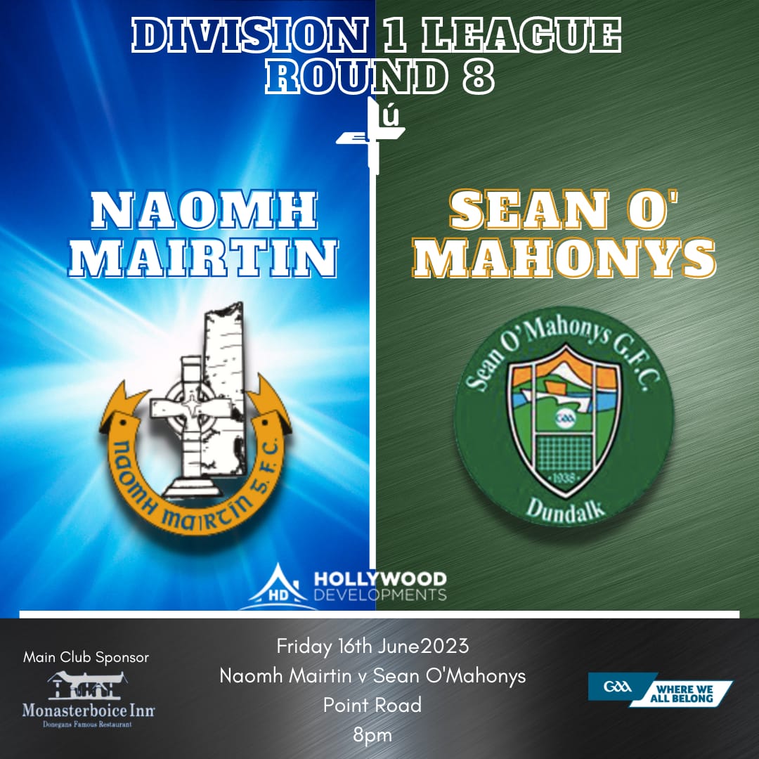 Best of luck to our Seniors who will look to continue their great start to the season with an away game in the <a href="/SOMLouth/">Sean O Mathuna GLG</a> on Friday evening,throw in 8pm, let's get out and support the 🔵⚪️ #upthejocks #jocksOsKaRs <a href="/MboiceInn/">Monasterboice Inn</a>