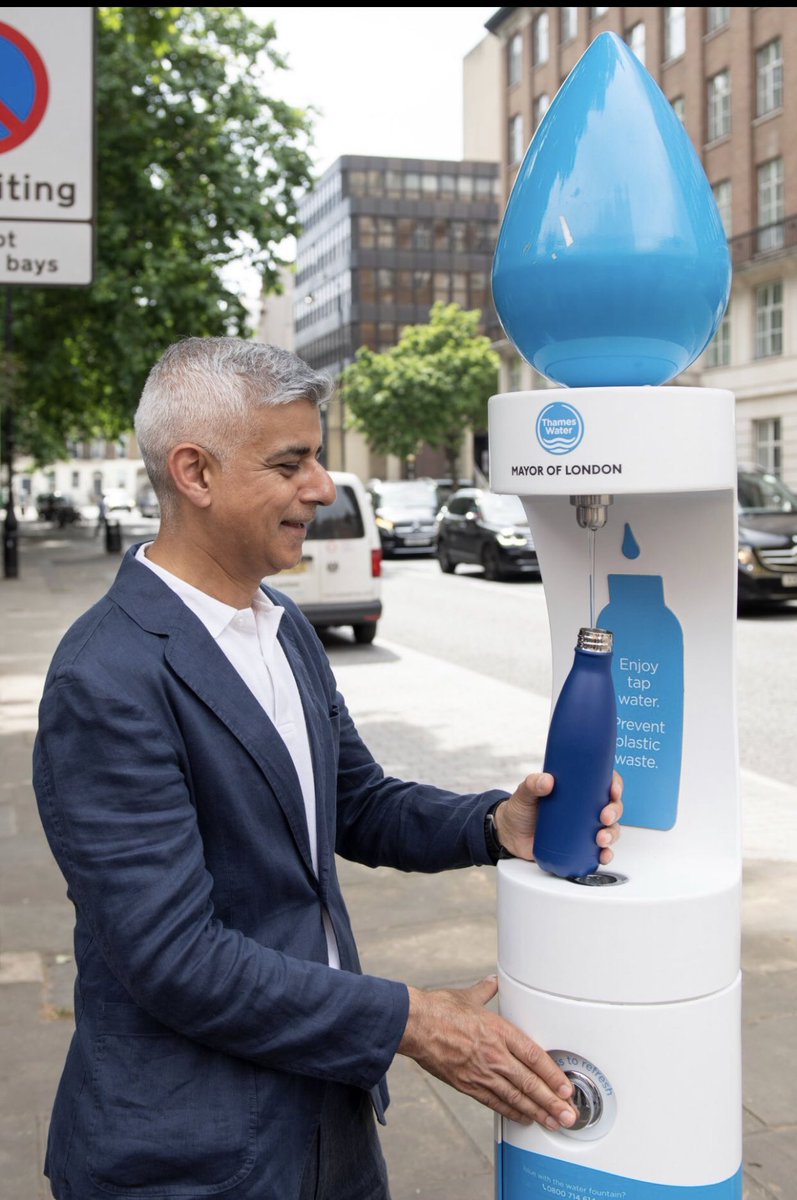 More than 100 refill stations were installed in London to cut down the use of single use plastic.
#WorldRefillDay