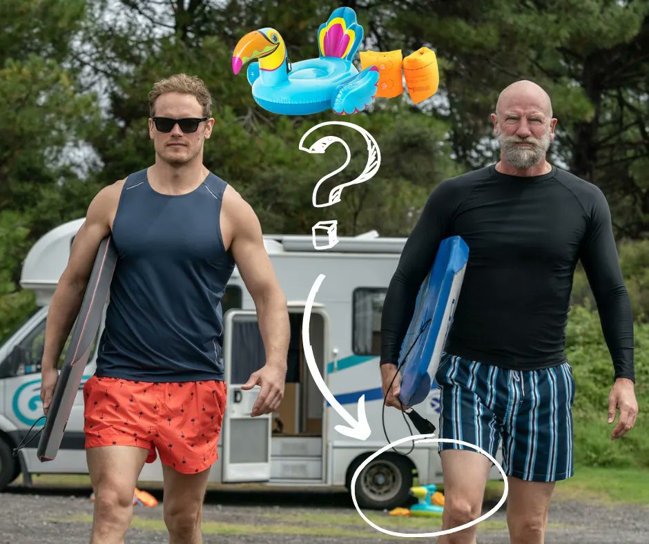 So excited for the return of our favourite kilted duo @grahammctavish & @SamHeughan 🏴󠁧󠁢󠁳󠁣󠁴󠁿🥝🇳🇿
In the meantime let's play Guess the Mystery Objects. I'll start...

@MenInKiltsSTARZ @STARZ #Grahammctavish #SamHeughan #meninkilts