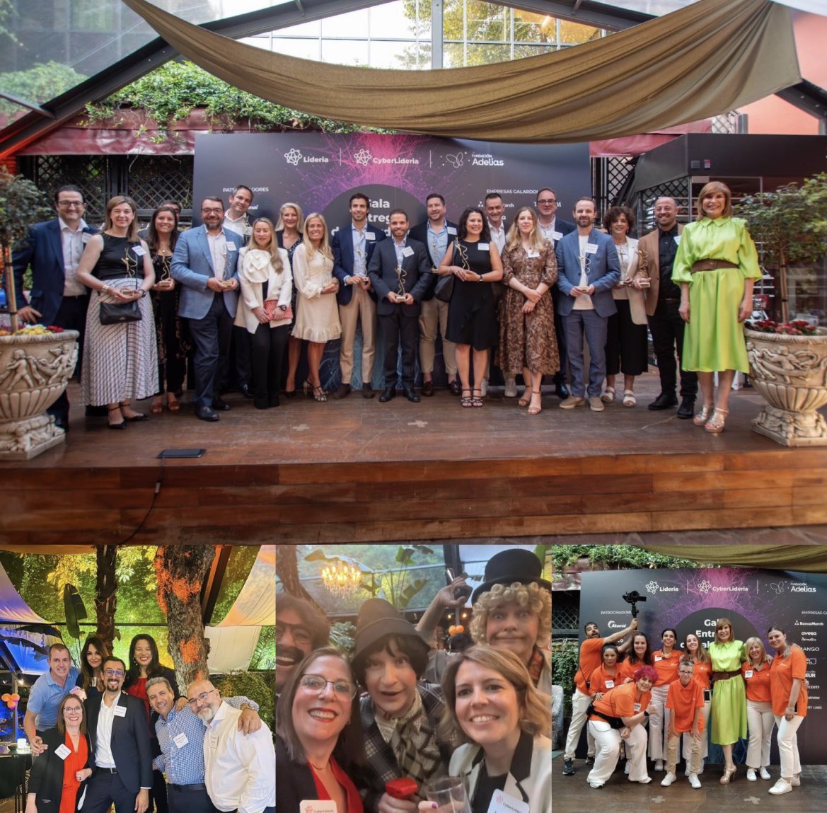 SamiraSineb's tweet photo. What a beautiful night 😍 

Anoche nuestro #Team de #Eventos organizó la Gala de Entrega de premios contra la #brechadigital promovida por #CyberLideria - Lideria y FUNDACION ADELIAS.

Llenos de emoción, tras tanto trabajo y dedicación. https://t.co/QhtWP9BxCa